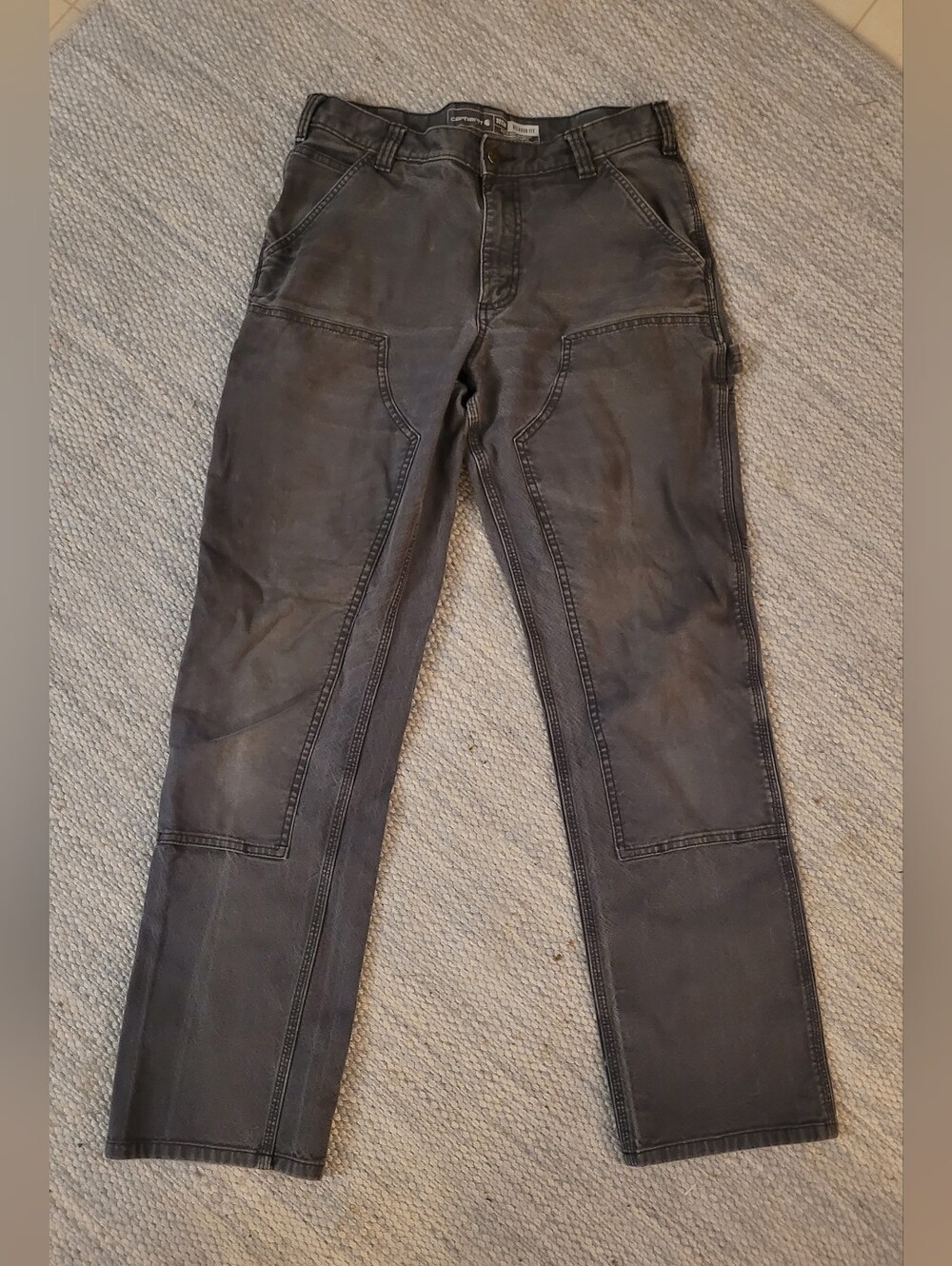 Carhartt Relaxed Fit Rugged Flex Duck Double Front Work Pants Utility 32x34